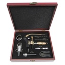 Set De Vino Deluxe Caoba W10 -[601062010]b