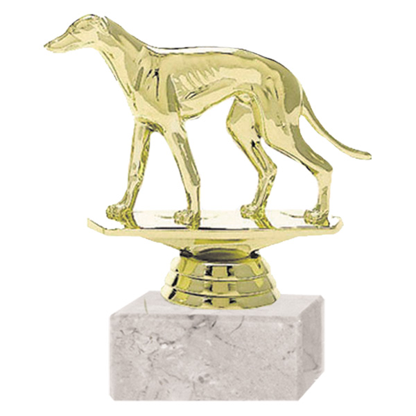 Trofeo Plástico Perro Galgo Rp-0377 - Trofeos | Tara Publicidad
