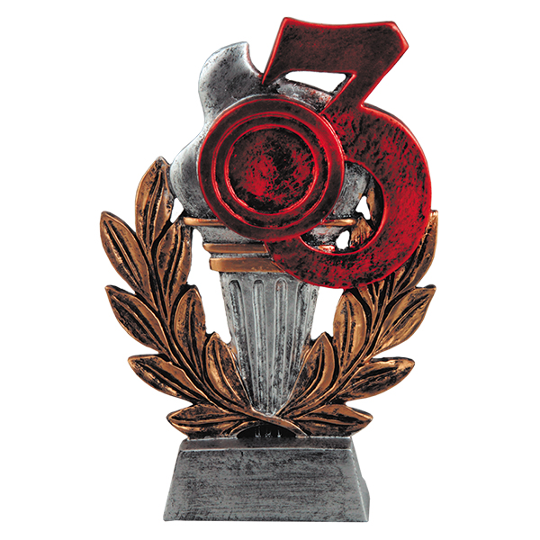 Trofeos: Trofeo Resina 3° 054-3 | Tara Publicidad