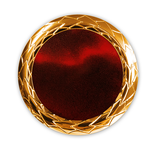 Placa AP9 - Dorado Rojo | Medallas | Tara Publicidad