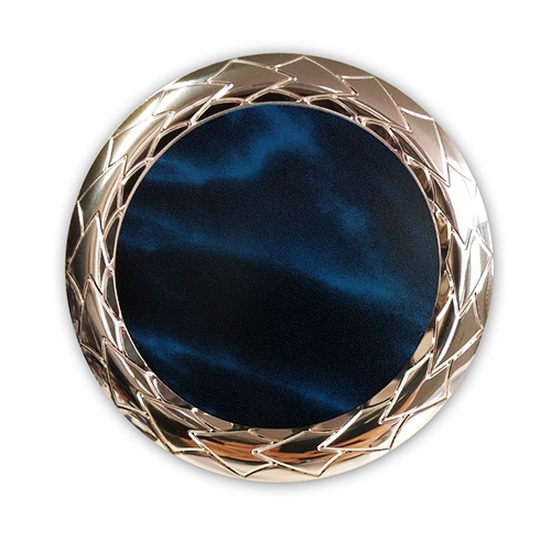 Placa AP9 - Plateado Azul | Medallas | Tara Publicidad