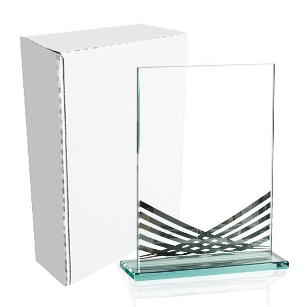 Galvano Cristal Rectangular Jade 2353 | Tara Publicidad Chile