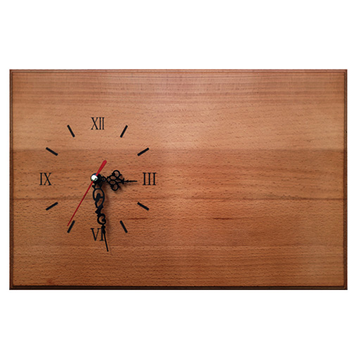 Galvano Madera Retablo Rauli Con Reloj Mecánico Rr | Tara Publicidad