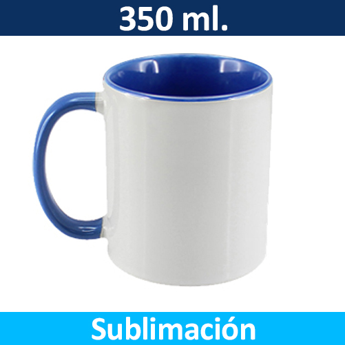 Mug Tazón Cerámica Sublimación Con Caja Bicolor | Tara Publicidad