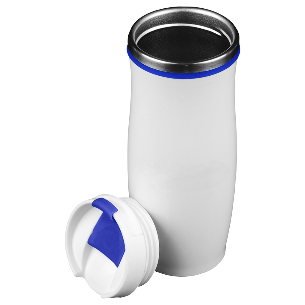 Mug Tazón Acero Inoxidable Térmico M17 Blanco | Tara Publicidad Chile