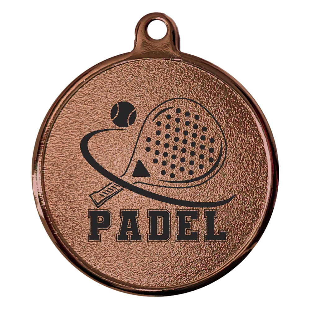 Medalla De Fierro Pádel 55MM | Tara Publicidad Chile