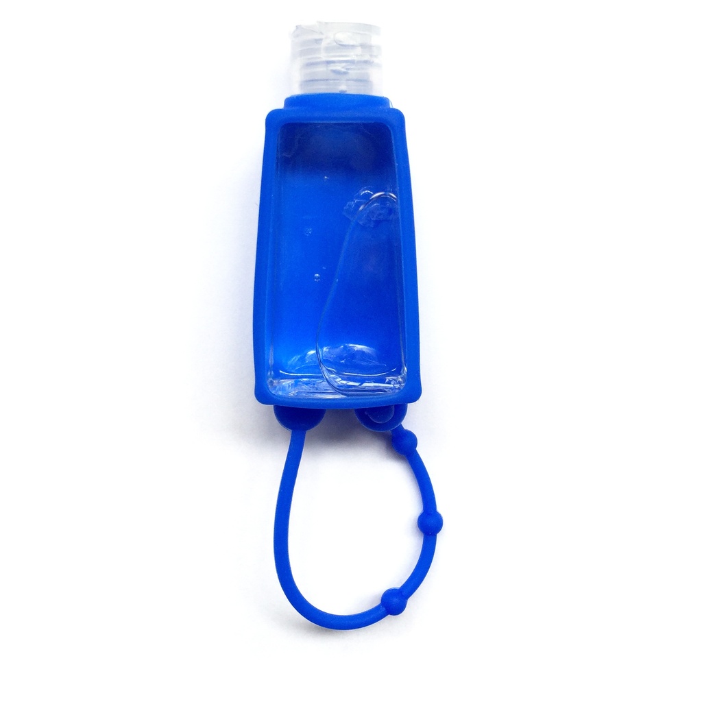 Envase con Alcohol gel Transportable Hanger -[AH1]b