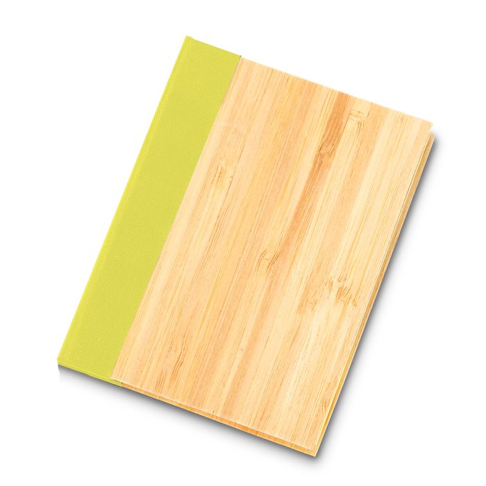Cuadernos Libretas Memos: Memo Set Tapa Bamboo | Tara Publicidad