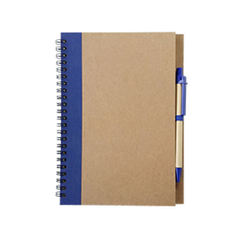 Set Cuaderno - Libreta Tapa Cartón + Bolígrafo | Set | Tara Publicidad