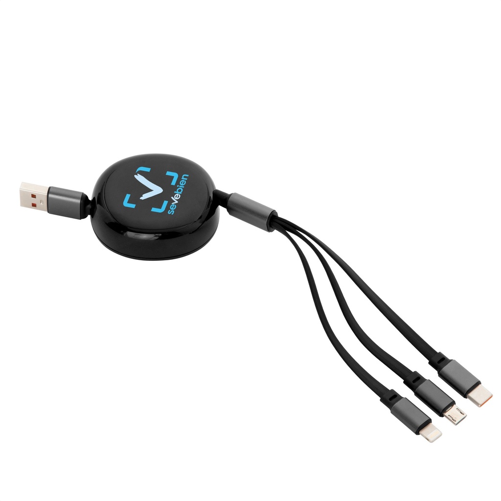 Cable Retráctil De Carga "JACK" - Escritura | Tara Publicidad