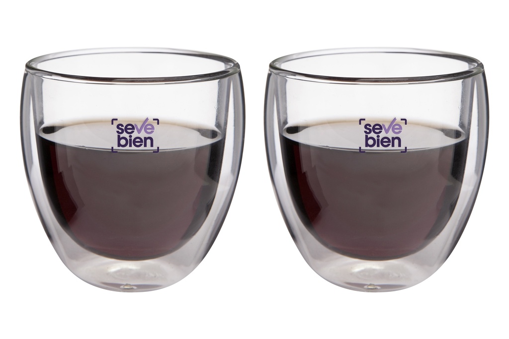 Set De Vasos De Vidrio "GLASGOW" - Casa | Tara Publicidad