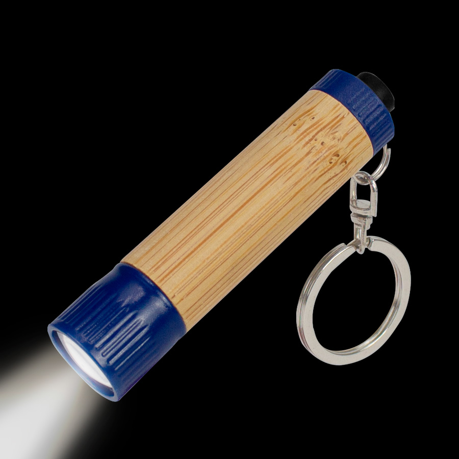 Llavero-Linterna Led Cuerpo Bamboo | Tara Publicidad