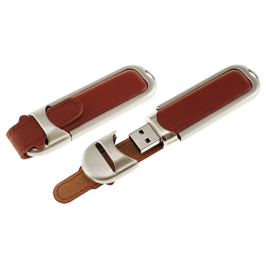 Usb Pendrive 64GB De Eco-Cuero | Tara Publicidad Chile