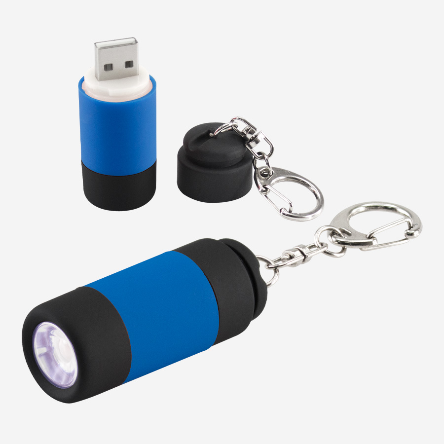 Llavero-Linterna Led Cargador Usb | Tara Publicidad