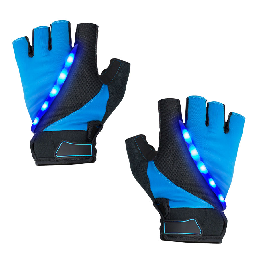 Guantes 5 Led De Ciclismo | Tara Publicidad Chile
