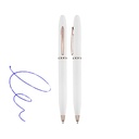 Bolígrafo Lápiz Metálico L77 Encobrizado/Blanco -[601060195]b