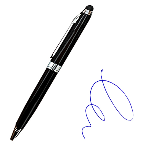 Bolígrafo Lápiz Metálico Con Puntero Touch-Screen B43 | Tara