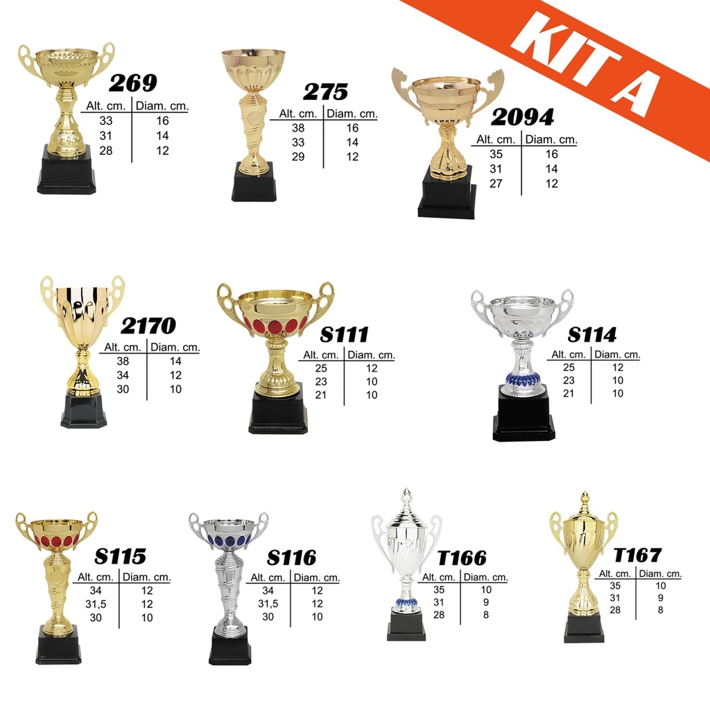 Copas: Kit Copas A (30 Copas) | Tara Publicidad