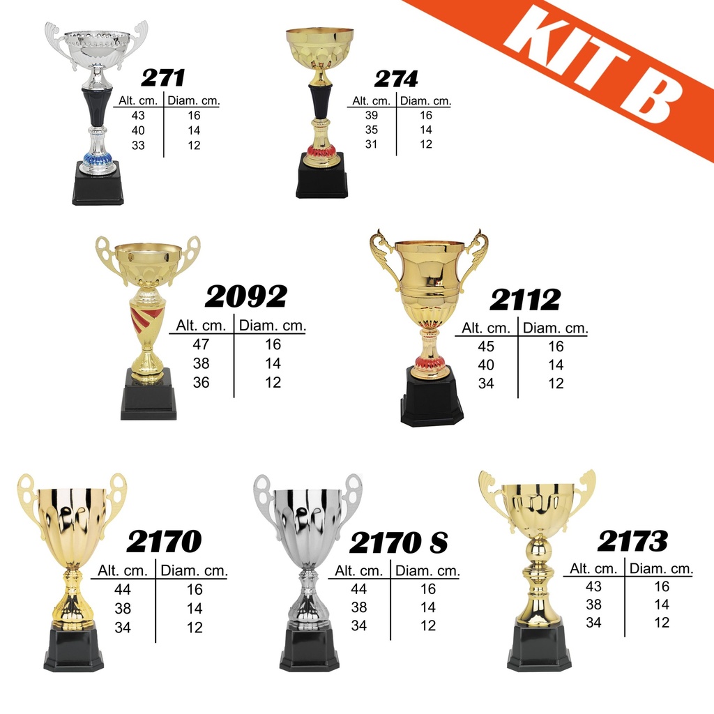 Kit Copas B (21 Copas) | Tara Publicidad Chile