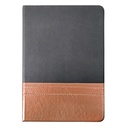 Cuaderno - Libreta Tapa Simil Cuero Pu Bicolor N54 Encobrizado