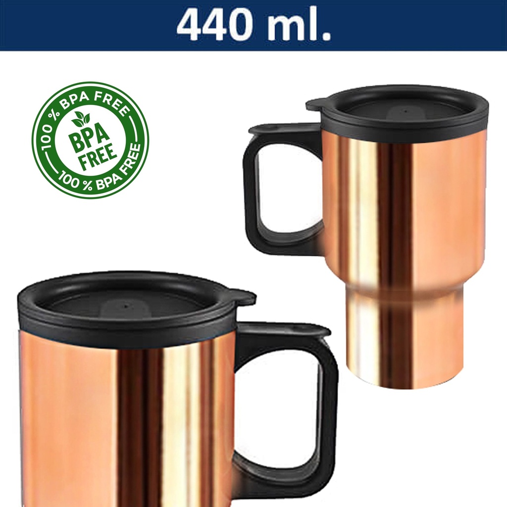 Mug Tazón Acero Inoxidable / Plástico Pvc M58 Encobrizado | Tara