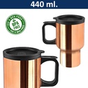 Mug Tazón Acero Inoxidable / Plástico Pvc M58 Encobrizado -[601063290]b