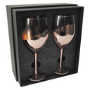 Set De 2 Copas De Vino Encobrizado M86 -[601063385]b