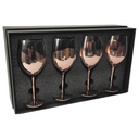 Set De 4 Copas De Vino Encobrizado M87 -[601063386]b