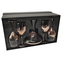 Set De Copas Y Decantador Para Vinos Encobrizado M88 -[601063380]b