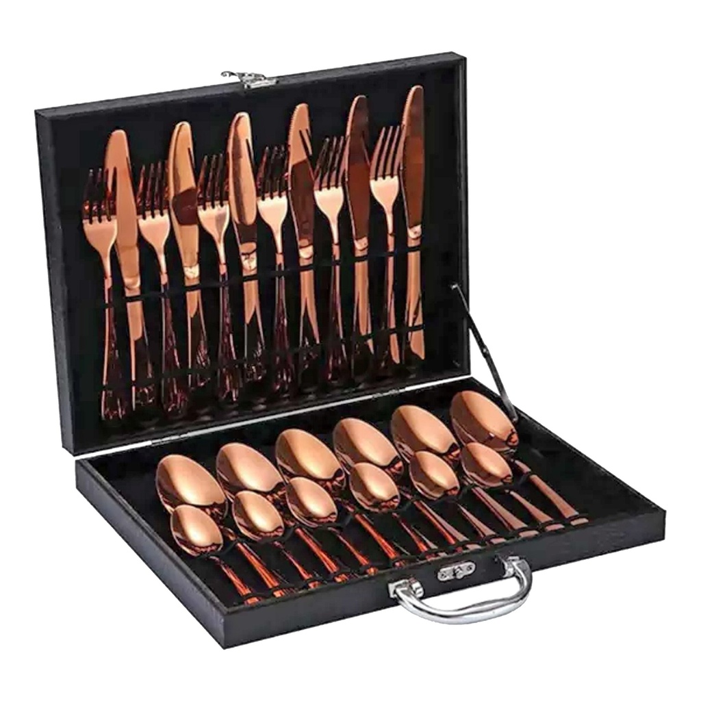 Set de Cubiertos Encobrizados -[CU01]b