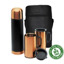 Set Botella Acero Inoxidable Térmica + Mugs M74 Encobrizado -[601063359]b