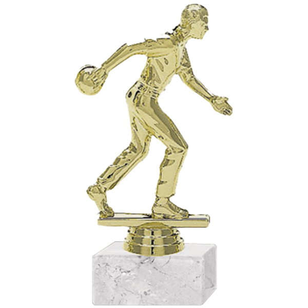 Trofeos: Trofeo Plástico Bocha Masculino Peq. | Tara Publicidad