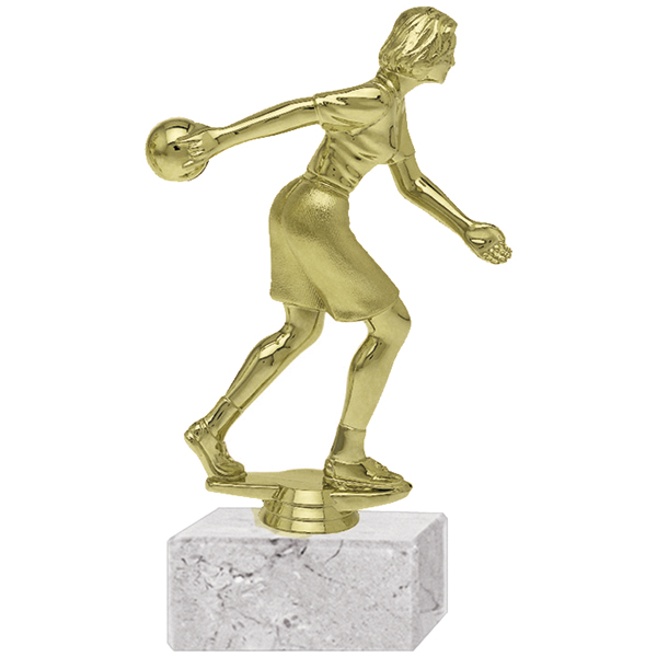 Trofeos: Trofeo Plástico Bowling Femenino Grande | Tara Publicidad