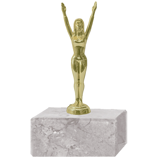Trofeo Plástico Gimnasia Mujer | Trofeos | Tara Publicidad