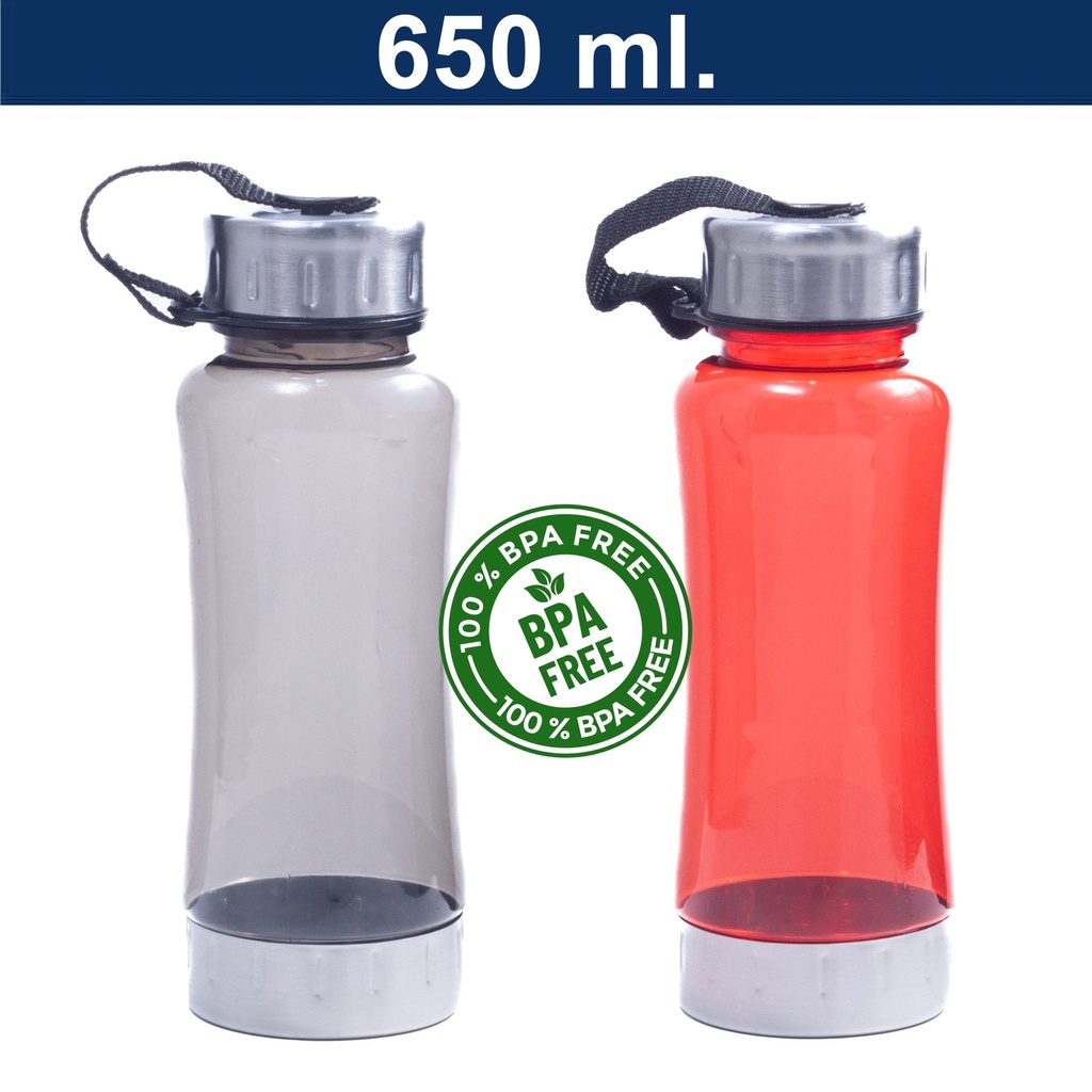 Botella Deportiva Plástica Acero Inoxidable -[M39]b