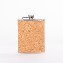 Petaca Licorera "Cork" 8  oz -[W28]d