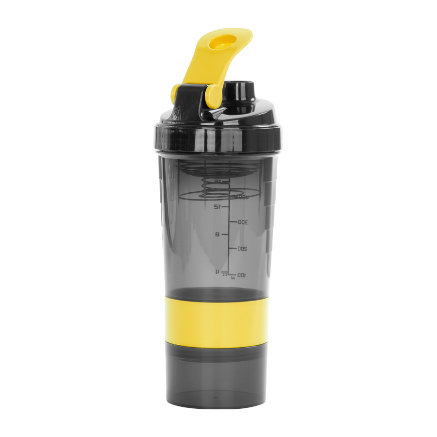 Vaso Gym Para Batidos Proteína "SHAKE", Con 4 Compartimentos. | Tara