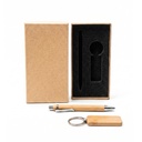 Set De Regalo Ecológico "ELAIN" Bamboo. -[S43]d