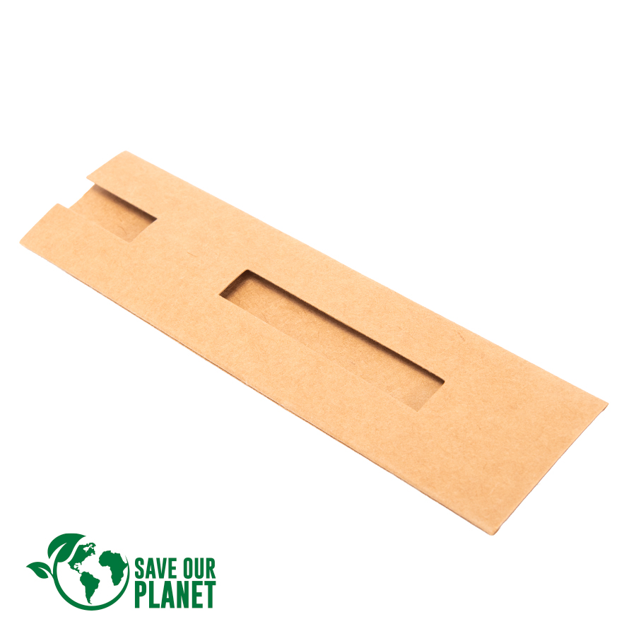 Estuche Porta-Lápiz O Bolígrafo, En Cartón Reciclado. -[F30]d