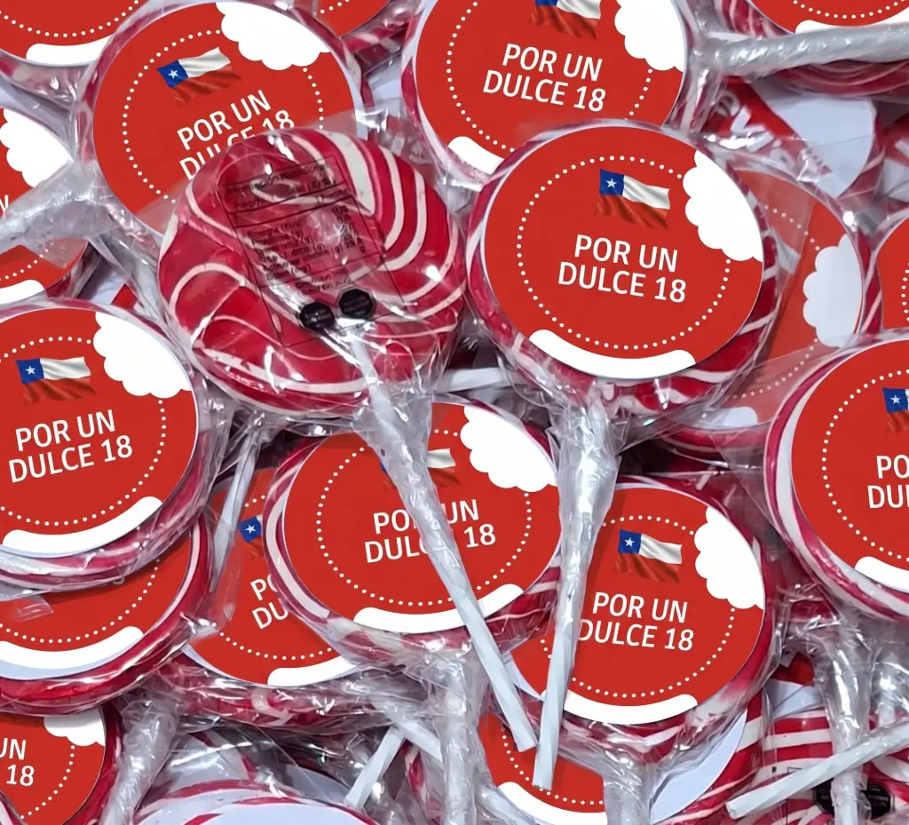 Paletas Dulces de Fiestas Patrias -[DUL18]