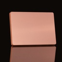 Placa Galvano Encobrizado "BLOCK" -[A97]d