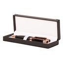 Set De Escritura "THORTON" Negro Con Detalles Encobrizados. -[S41]d