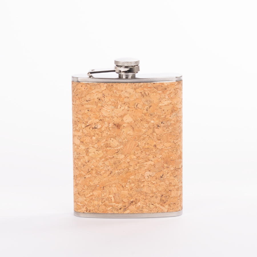 Petaca Licorera "CORK" 8 Oz -[W28]d