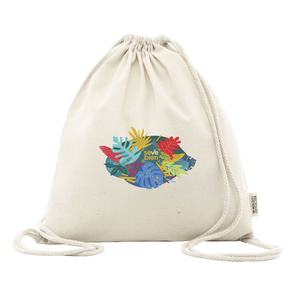 Bolsa Mochila De Algodón "CHILL" -[C588]c
