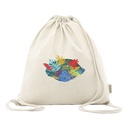 Bolsa Mochila De Algodón "CHILL" -[C588]c