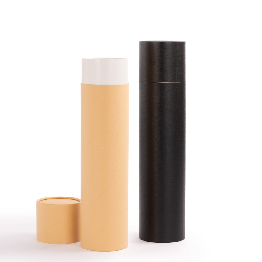 Caja Tubular Grande De Cartón Con Tapa, Para Regalos. 2L -[F35]d