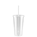 Vaso Plástico Doble Pared Aislante 600CC -[M38]d