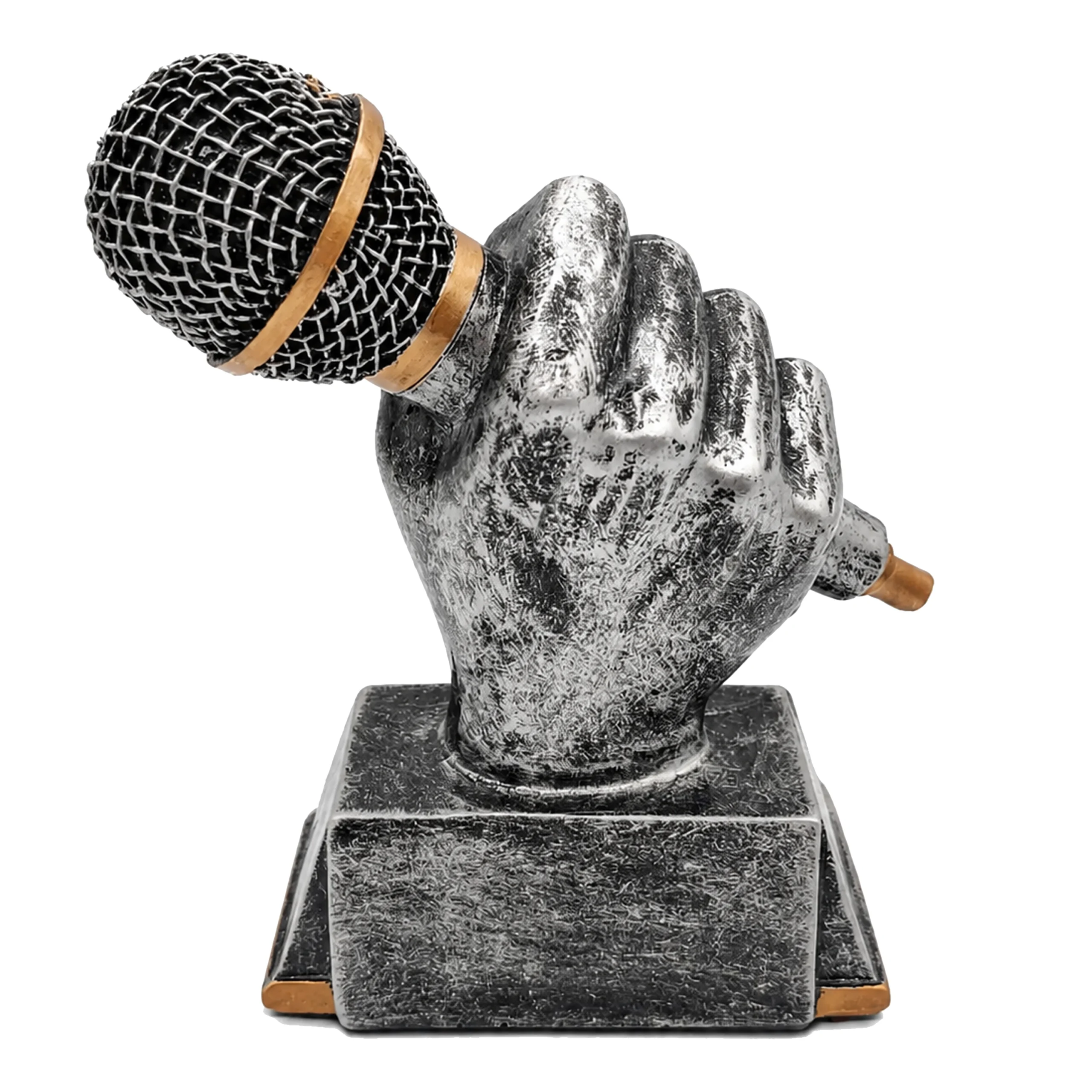 Trofeo Resina Microfono MIC10 -[591039307]b