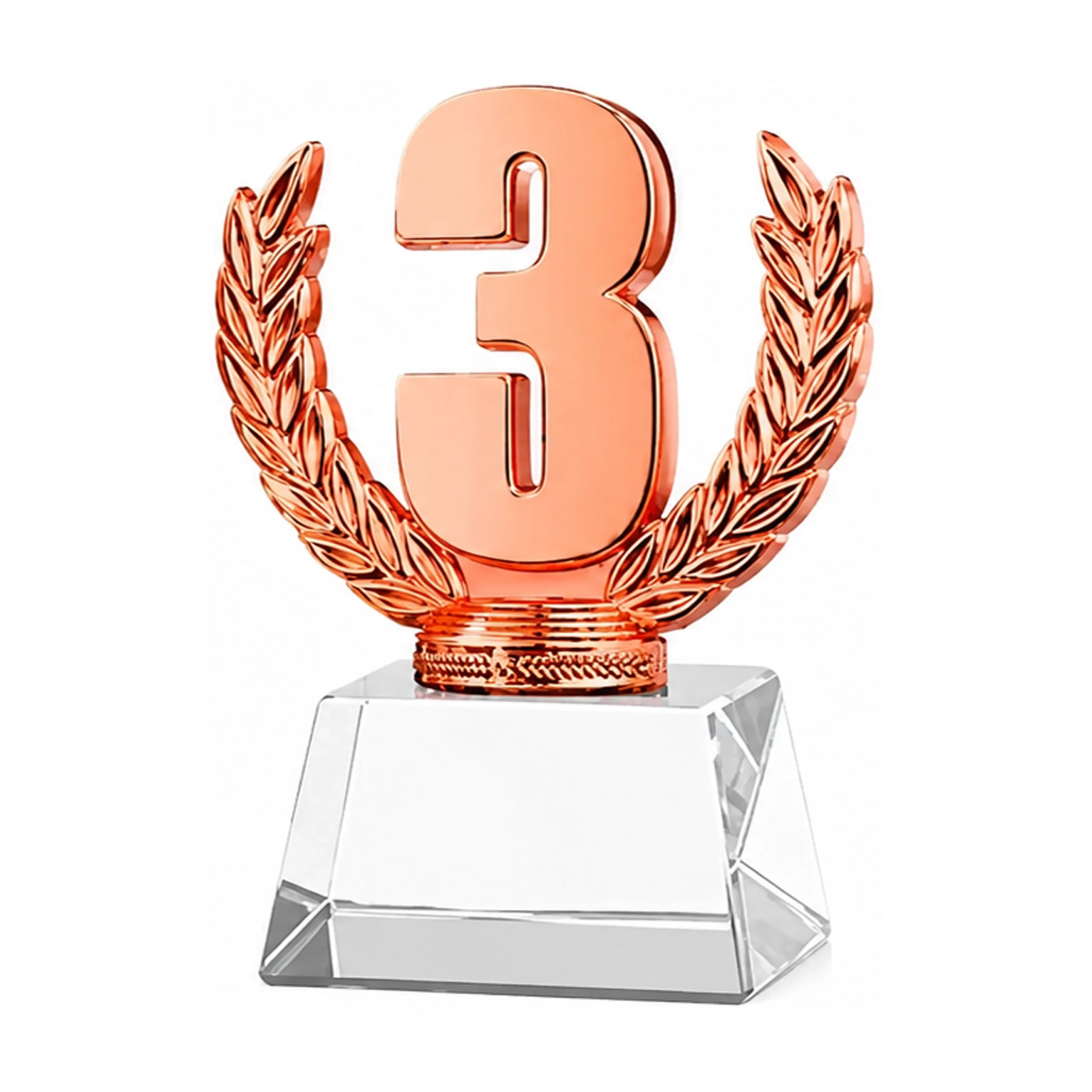 Trofeo Resina/Cristal CT07 Encobrizado -[591039402]b