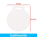 Medalla Acrílico Sublimable Md 151 Blanco -[591074101]b
